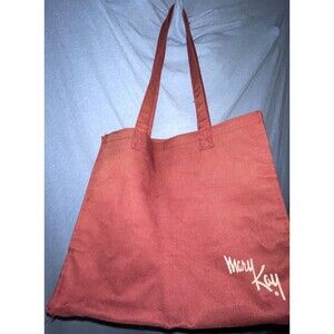 Vintage 80s Mary Kay Consultant Tote Bag w/ Straps - 13 x 11 inches - Stained
